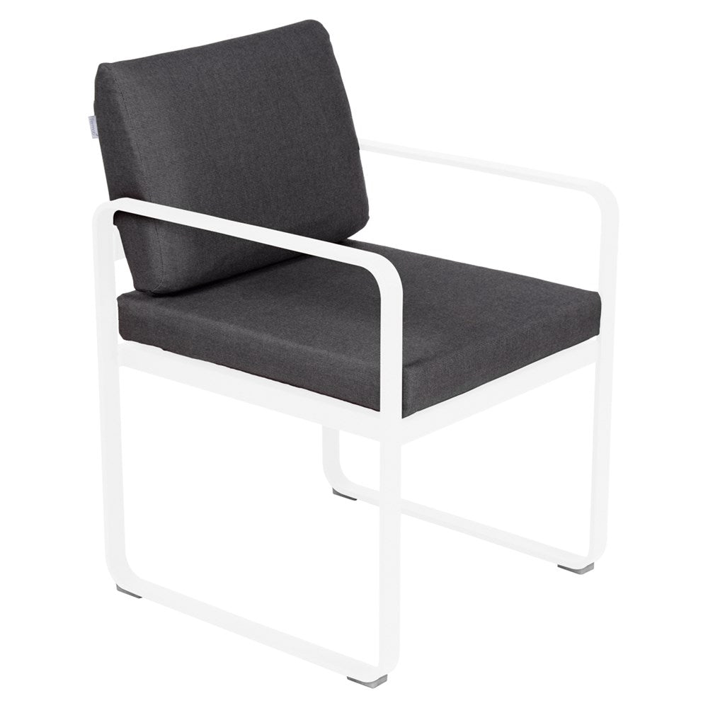BELLEVIE DINING ARMCHAIR-GRAPHITE GREY CUSHION