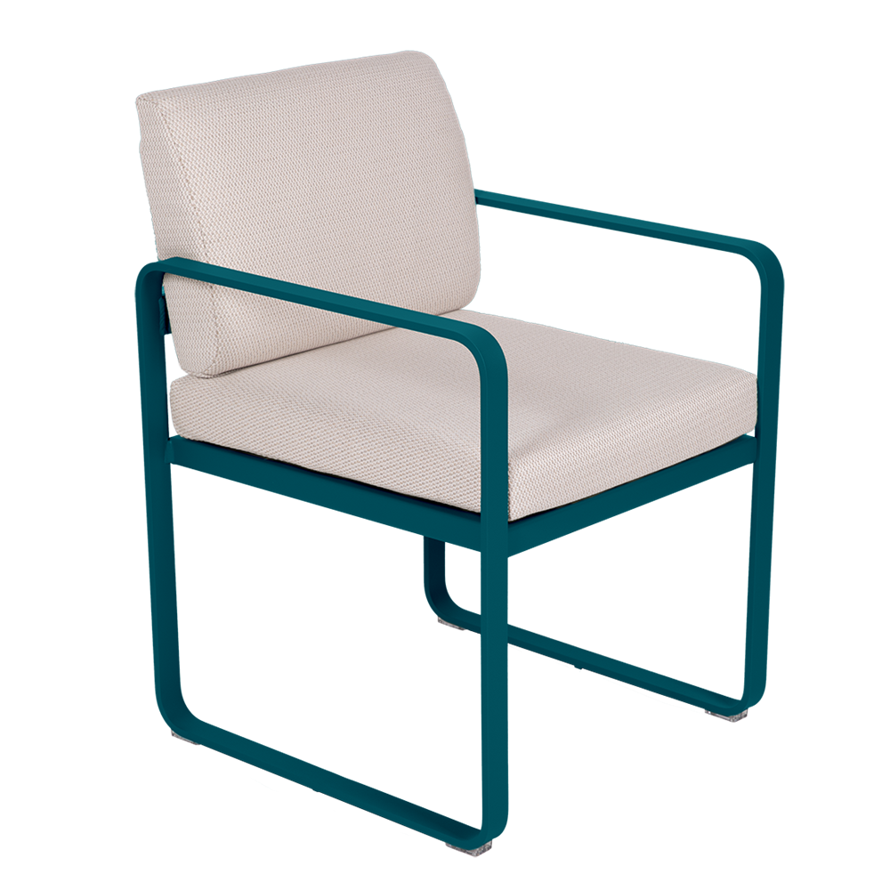BELLEVIE DINING ARMCHAIR -PEARL CUSHION