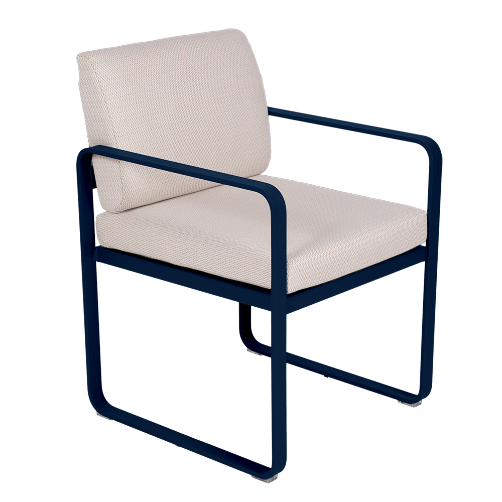 BELLEVIE DINING ARMCHAIR -PEARL CUSHION