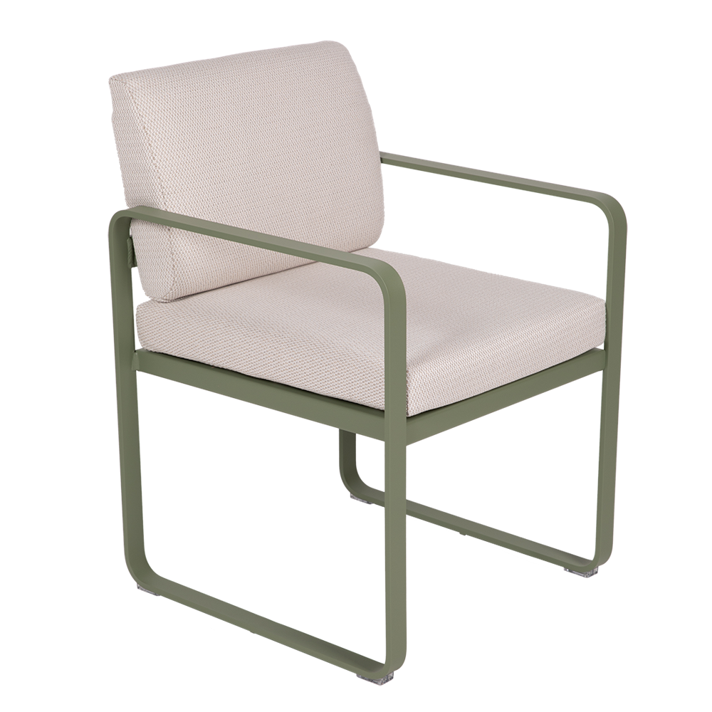 BELLEVIE DINING ARMCHAIR -PEARL CUSHION