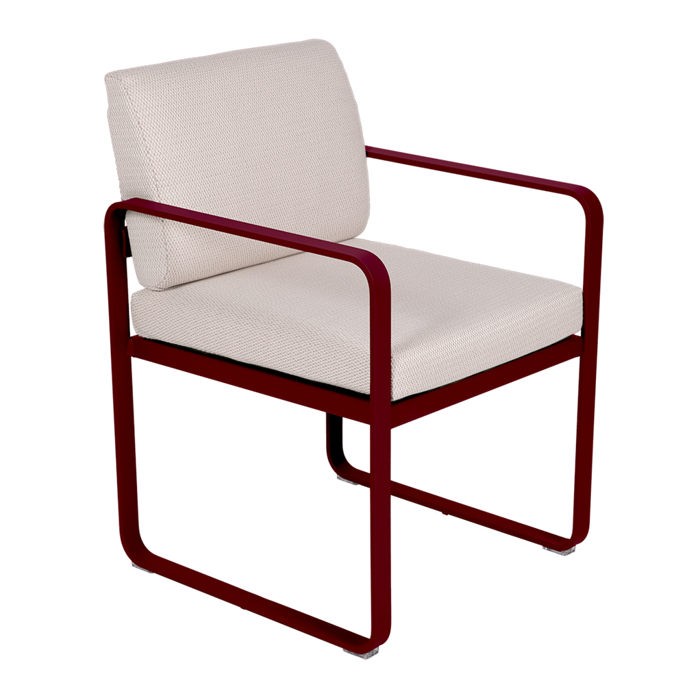 BELLEVIE DINING ARMCHAIR -PEARL CUSHION