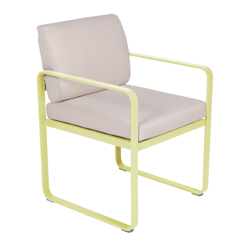 BELLEVIE DINING ARMCHAIR -PEARL CUSHION