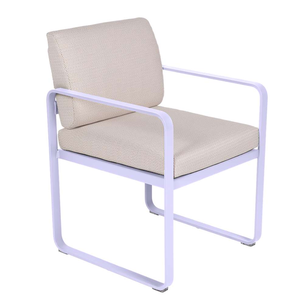 BELLEVIE DINING ARMCHAIR -PEARL CUSHION