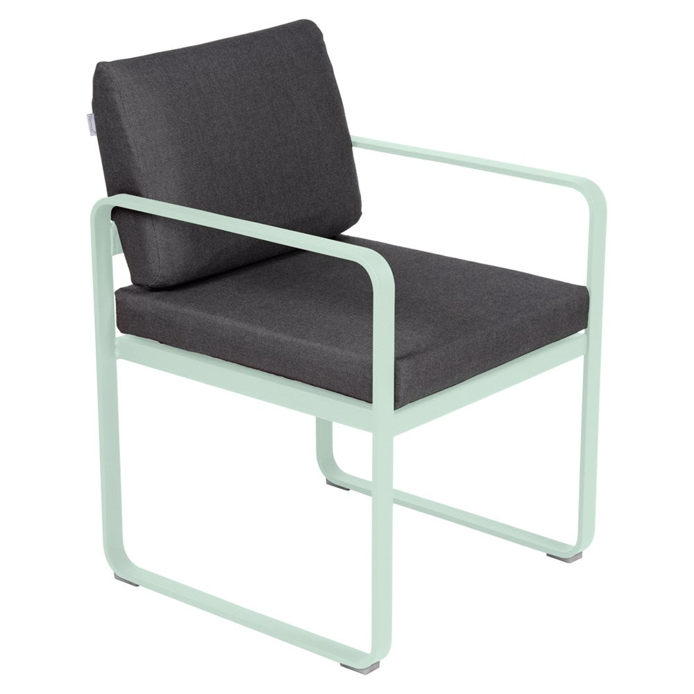 BELLEVIE DINING ARMCHAIR-GRAPHITE GREY CUSHION