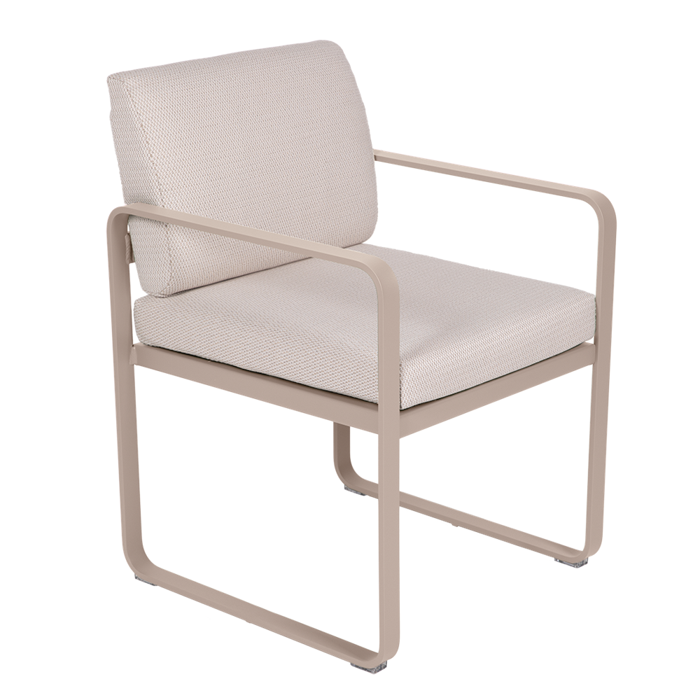 BELLEVIE DINING ARMCHAIR -PEARL CUSHION