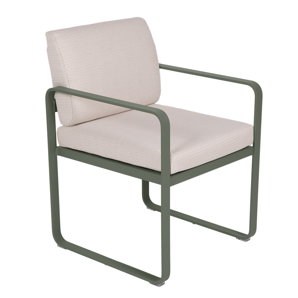 BELLEVIE DINING ARMCHAIR -PEARL CUSHION