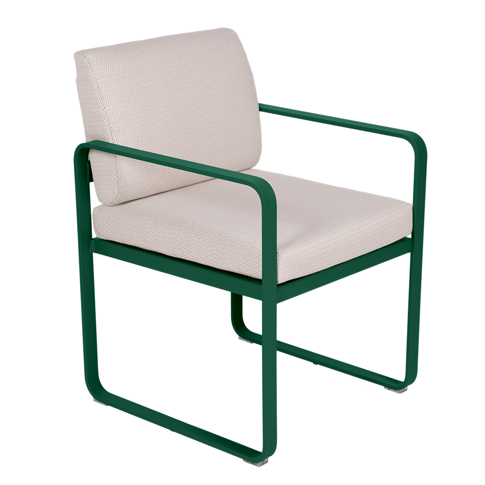 BELLEVIE DINING ARMCHAIR -PEARL CUSHION