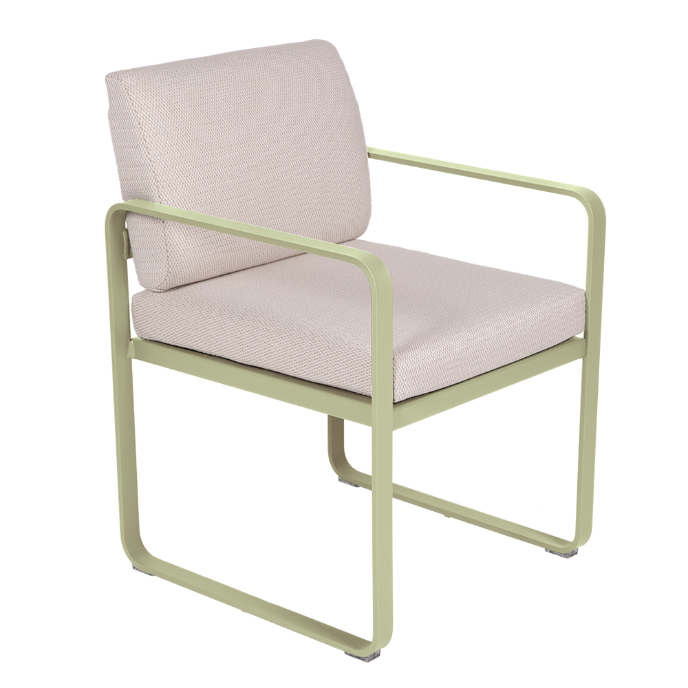 BELLEVIE DINING ARMCHAIR -PEARL CUSHION