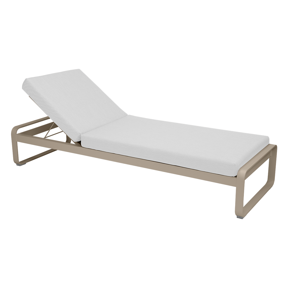BELLEVIE SUNLOUNGER-OFF WHITE CUSHION