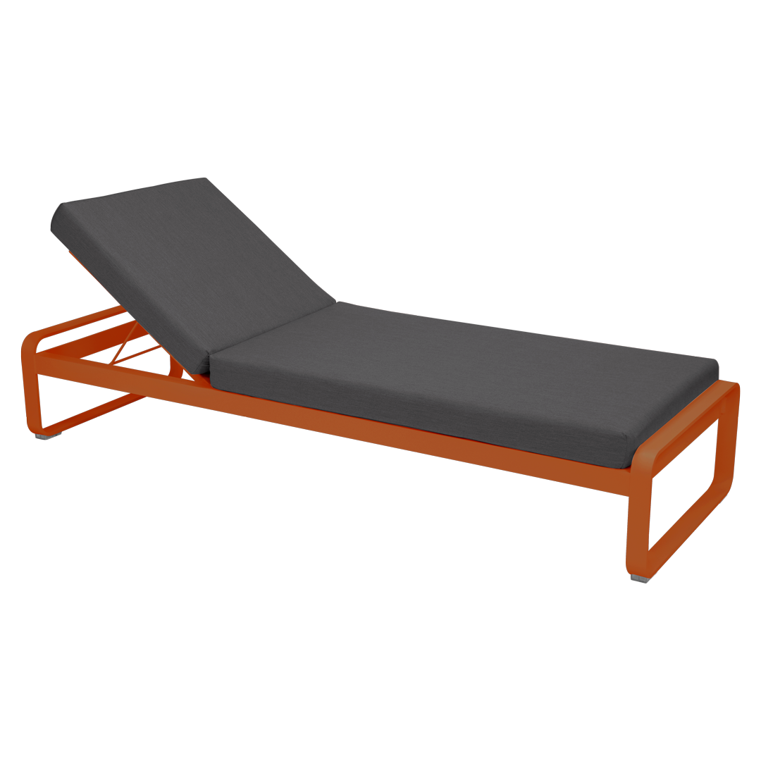 BELLEVIE SUNLOUNGER-GRAPHITE GREY CUSHION