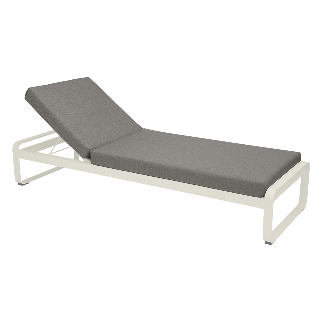 BELLEVIE SUNLOUNGER-GREY TAUPE CUSHION