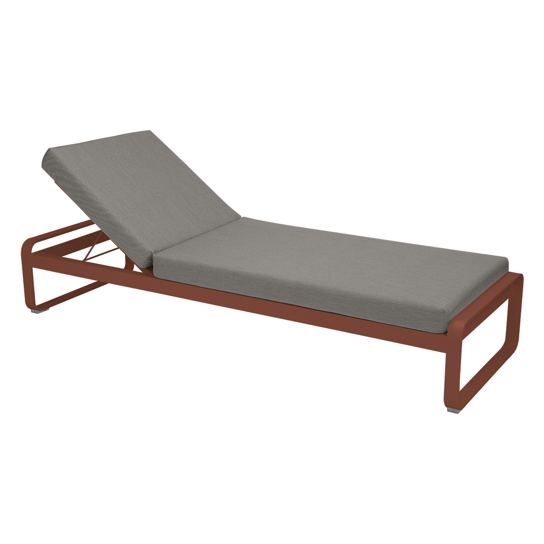BELLEVIE SUNLOUNGER-GREY TAUPE CUSHION