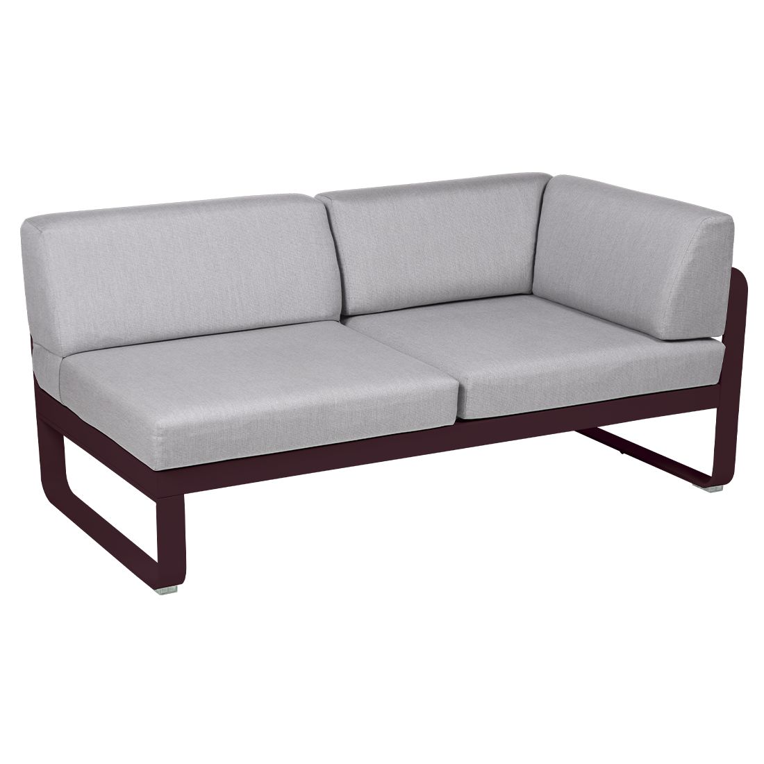 BELLEVIE 2-SEATER RIGHT CORNER MODULE-FLANNEL GREY CUSHION