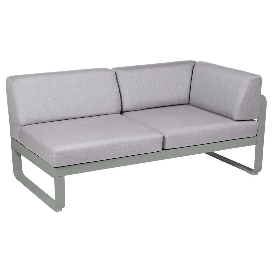 BELLEVIE 2-SEATER RIGHT CORNER MODULE-FLANNEL GREY CUSHION
