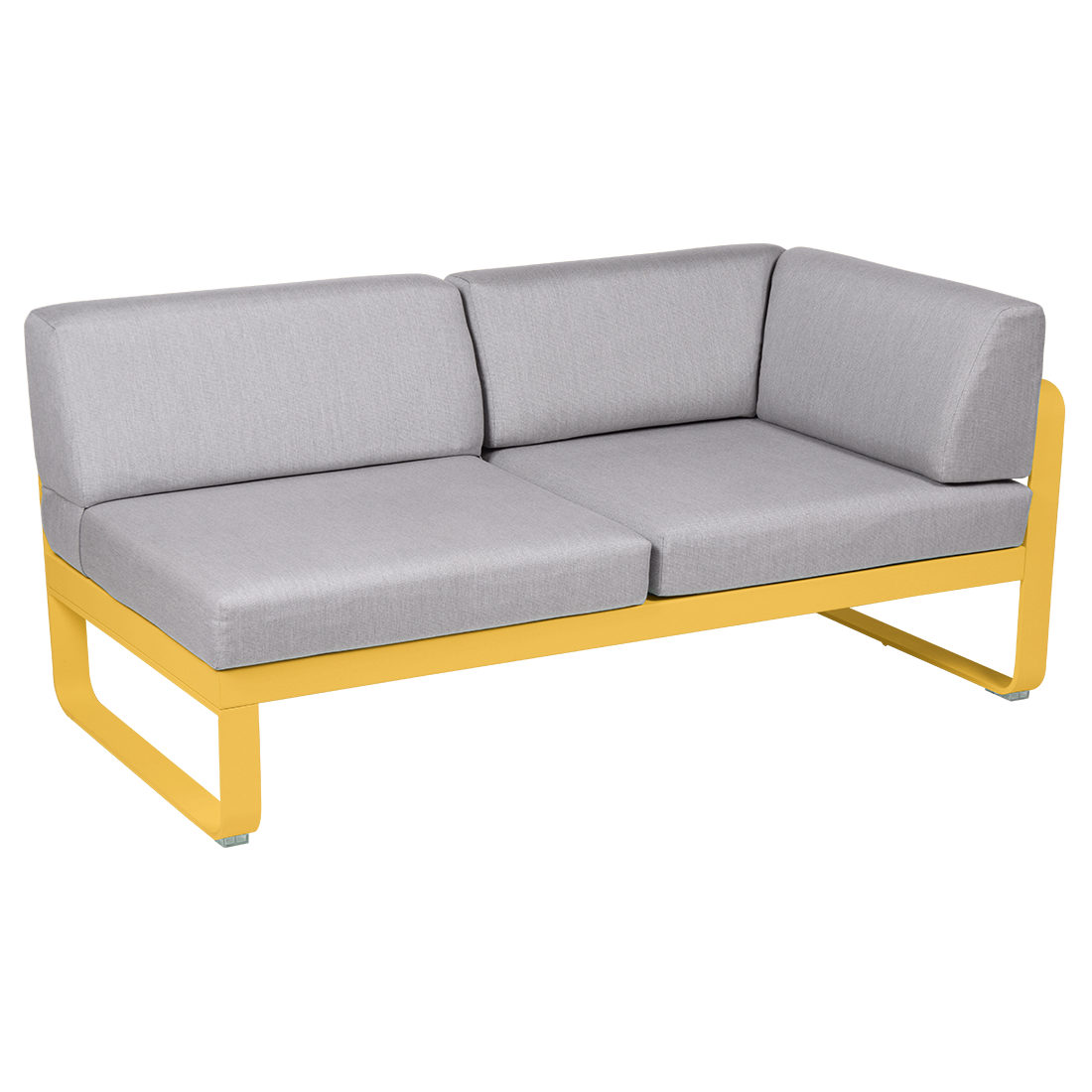 BELLEVIE 2-SEATER RIGHT CORNER MODULE-FLANNEL GREY CUSHION