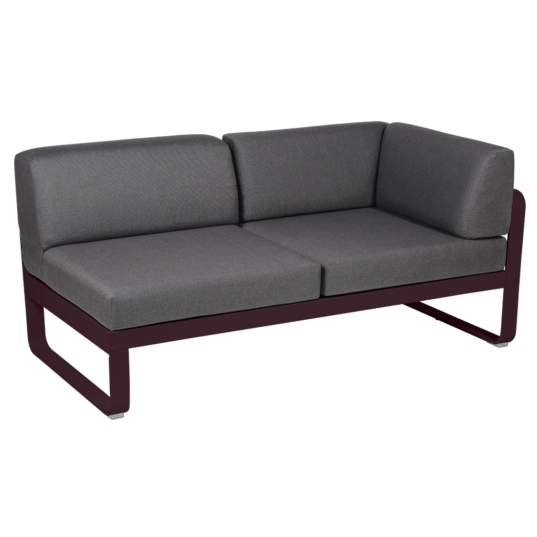 BELLEVIE-2-SEATER RIGHT CORNER MODULE - GRAPHITE GREY CUSHION