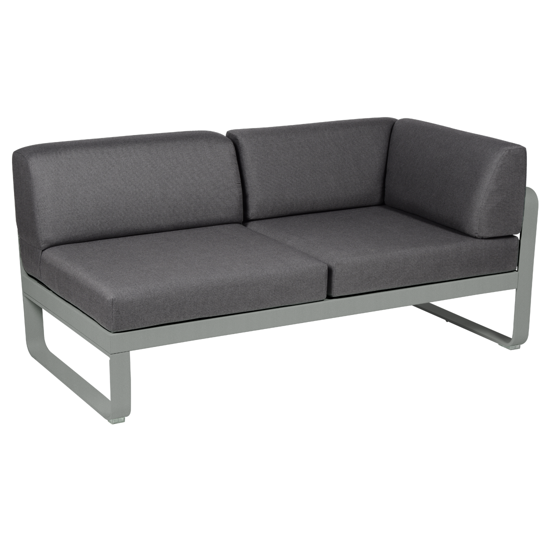 BELLEVIE 2-SEATER RIGHT CORNER MODULE-GRAPHITE GREY CUSHION