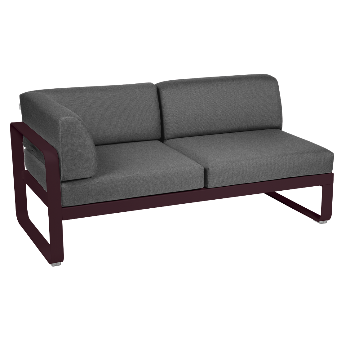 BELLEVIE 2-SEATER LEFT CORNER MODULE-GRAPHITE GREY CUSHION