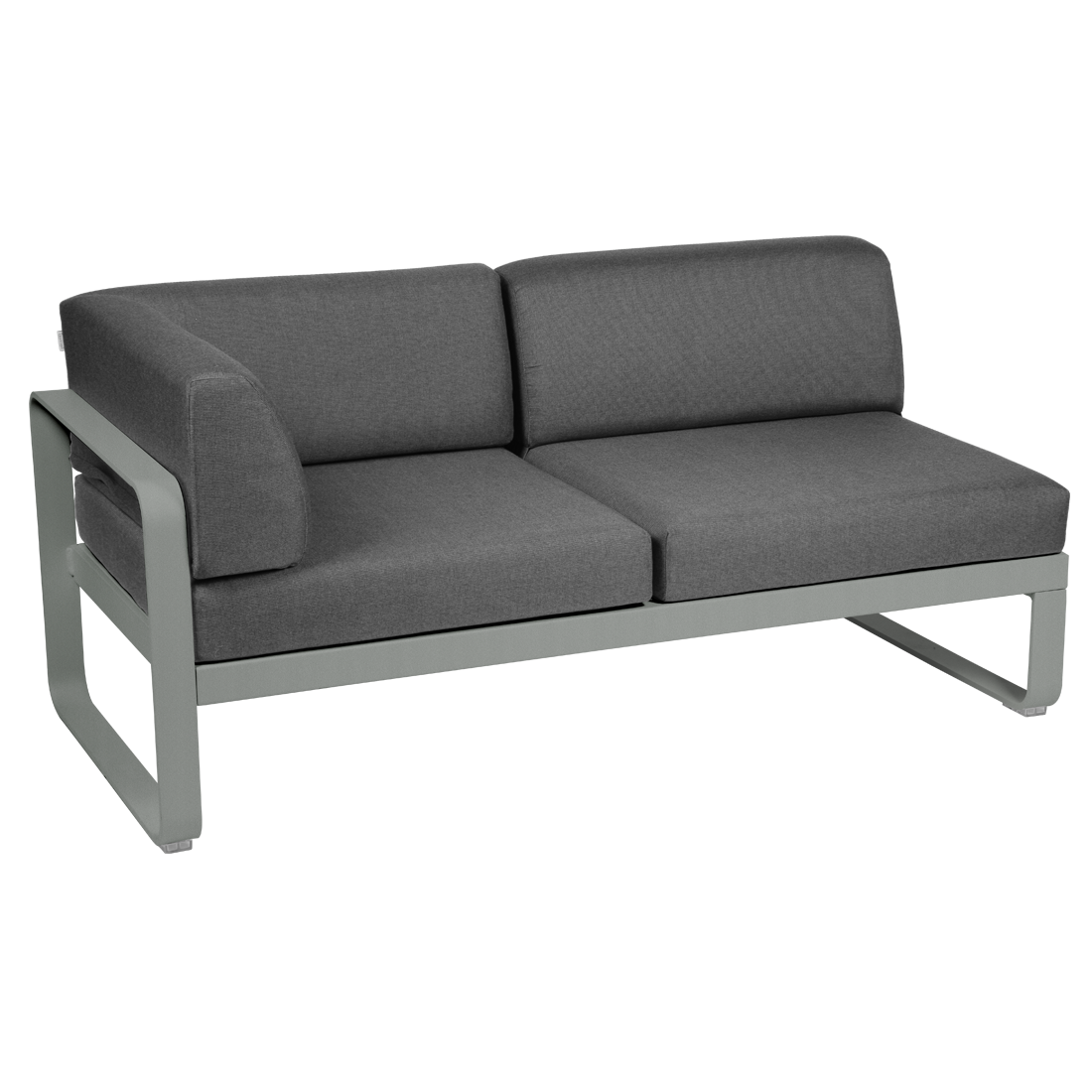 BELLEVIE 2-SEATER LEFT CORNER MODULE-GRAPHITE GREY CUSHION