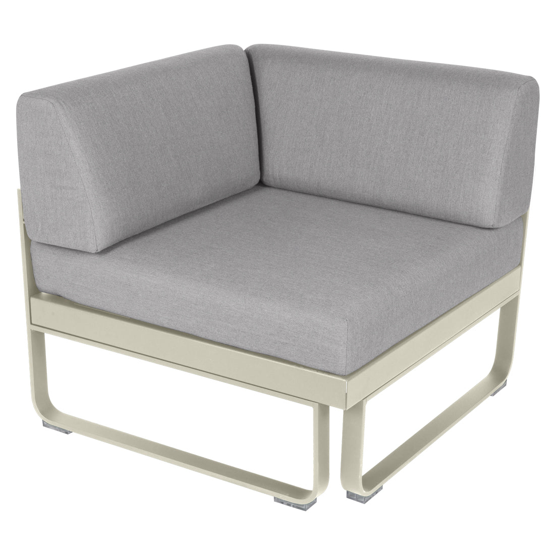 BELLEVIE 1-SEATER CORNER MODULE-FLANNEL GREY CUSHION