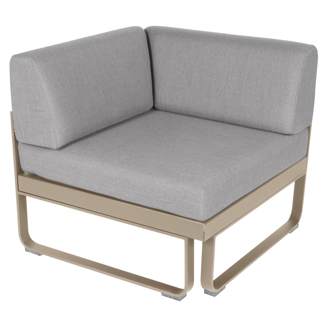 BELLEVIE 1-SEATER CORNER MODULE-FLANNEL GREY CUSHION