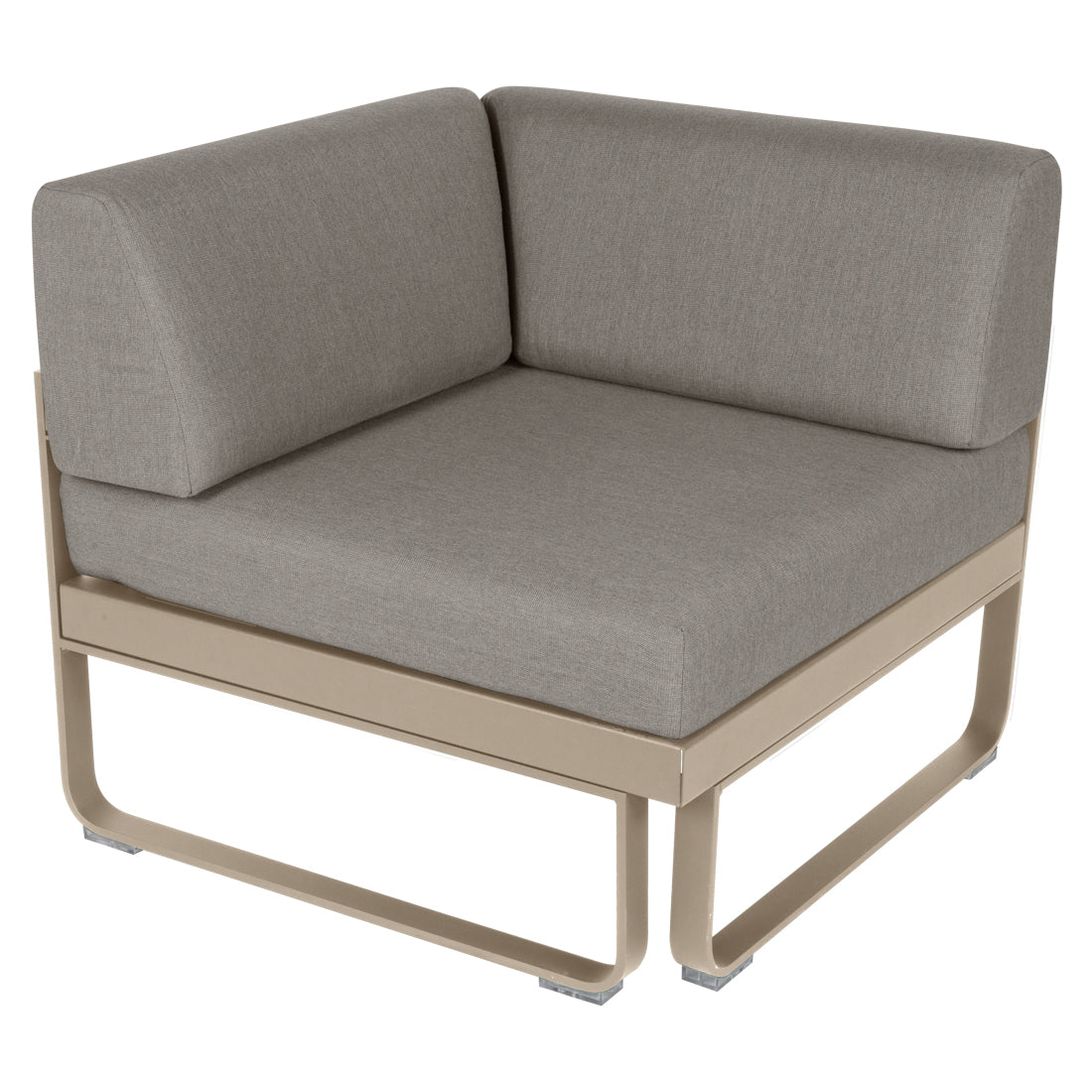BELLEVIE 1-SEATER CORNER MODULE-TAUPE GREY CUSHION