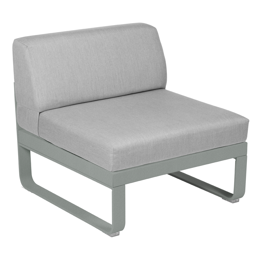BELLEVIE 1-SEATER CENTRAL MODULE-FLANNEL GREY CUSHION