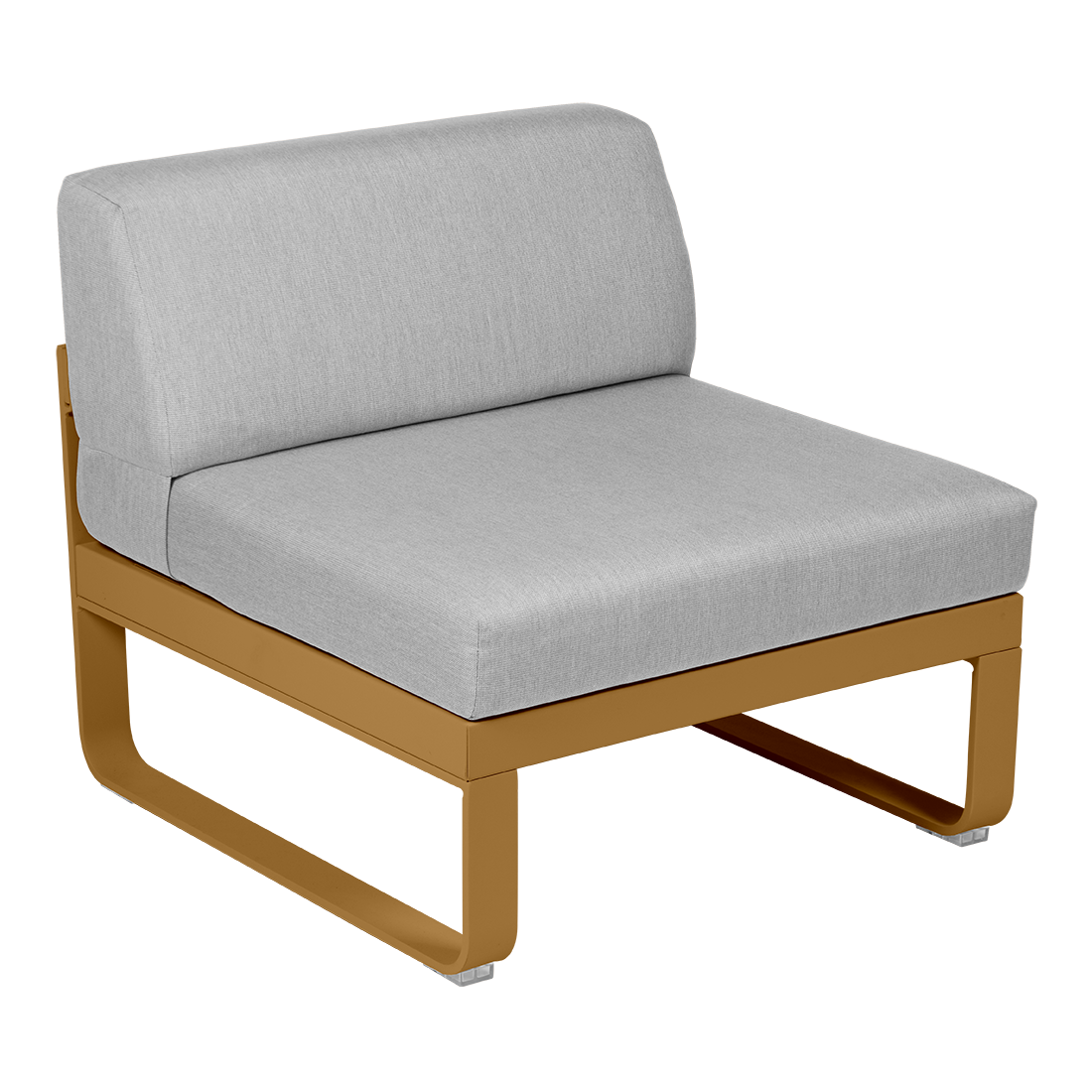 BELLEVIE 1-SEATER CENTRAL MODULE-FLANNEL GREY CUSHION