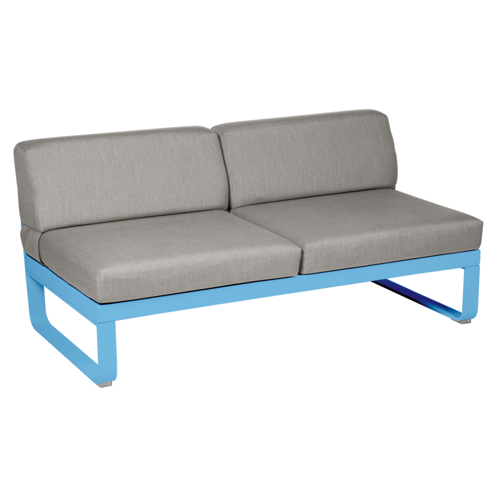 BELLEVIE 2-SEATER CENTRAL MODULE-TAUPE GREY CUSHION