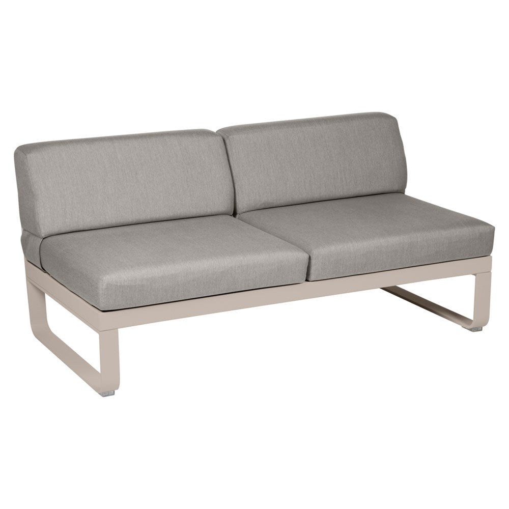 BELLEVIE 2-SEATER CENTRAL MODULE-TAUPE GREY CUSHION