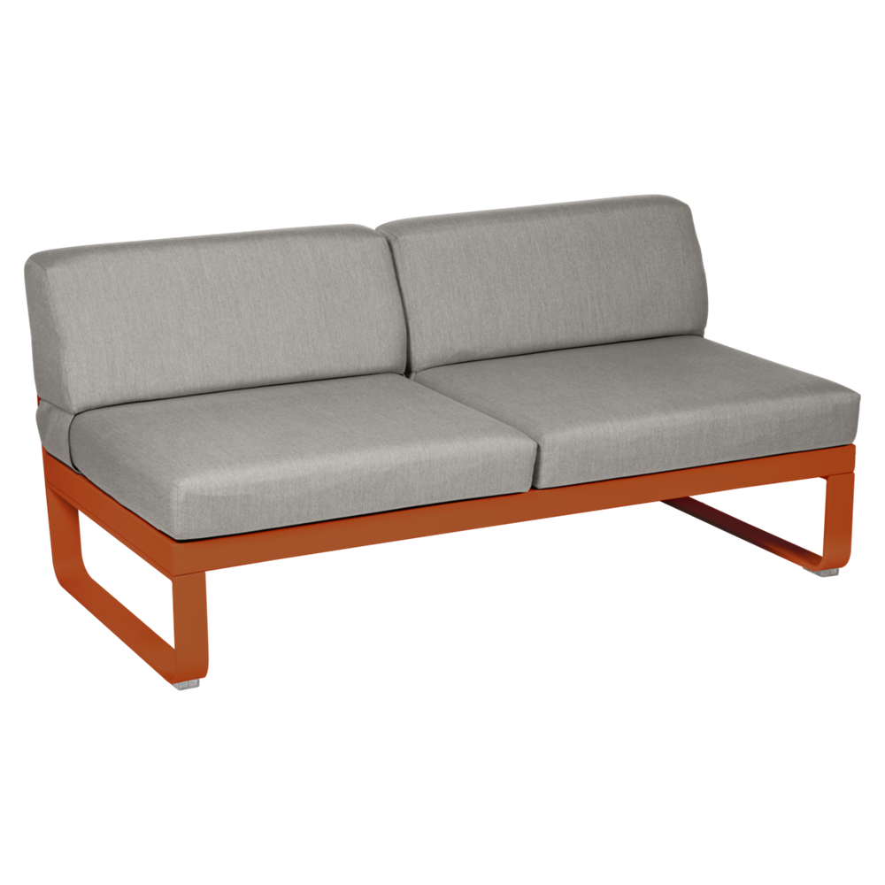 BELLEVIE 2-SEATER CENTRAL MODULE-TAUPE GREY CUSHION