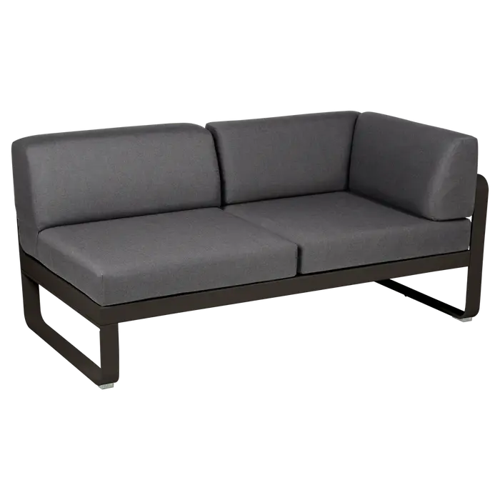 BELLEVIE 2-SEATER RIGHT CORNER MODULE-GRAPHITE GREY CUSHION