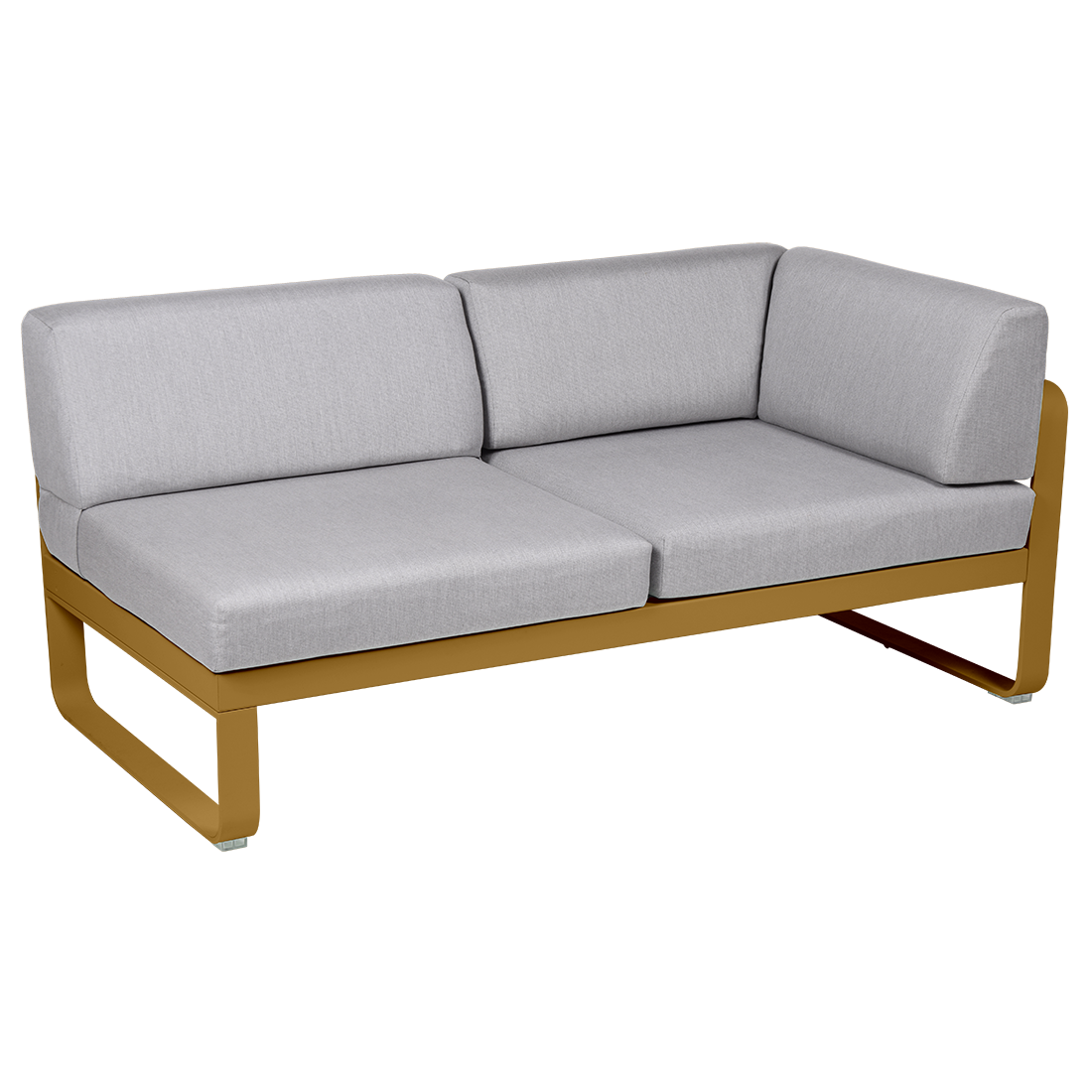 BELLEVIE 2-SEATER RIGHT CORNER MODULE-FLANNEL GREY CUSHION