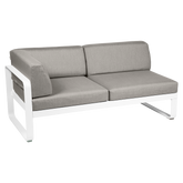 BELLEVIE 2-SEATER LEFT CORNER MODULE-TAUPE GREY CUSHION