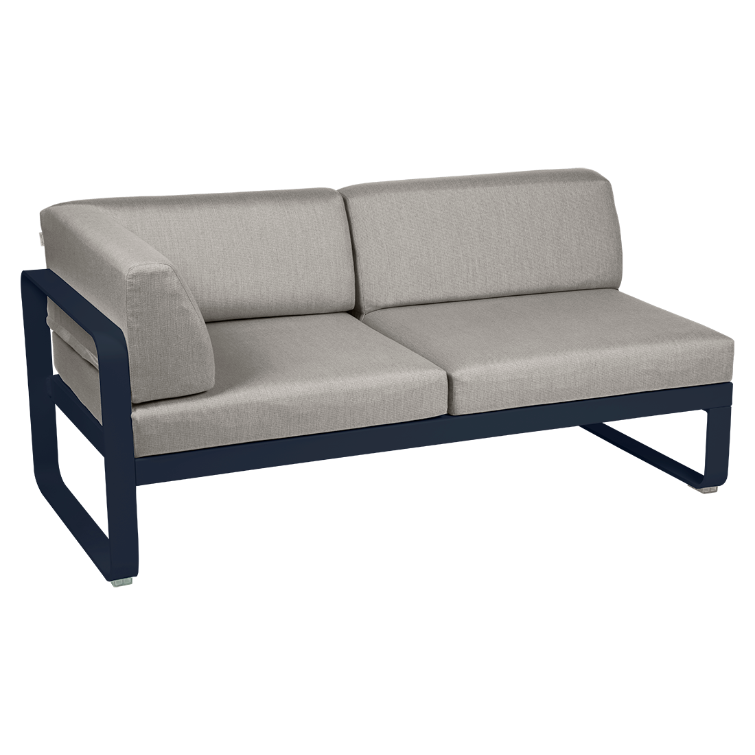 BELLEVIE 2-SEATER LEFT CORNER MODULE-TAUPE GREY CUSHION