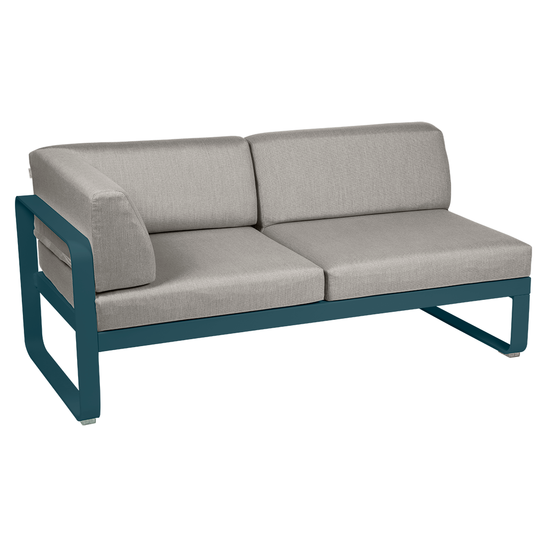 BELLEVIE 2-SEATER LEFT CORNER MODULE-TAUPE GREY CUSHION