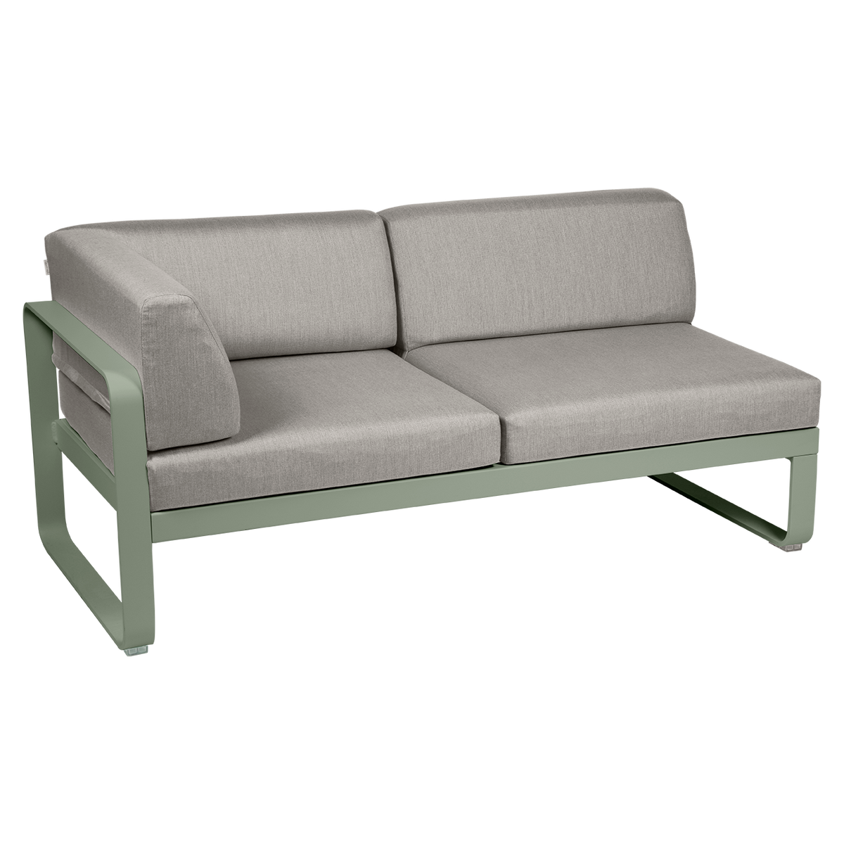 BELLEVIE 2-SEATER LEFT CORNER MODULE-TAUPE GREY CUSHION