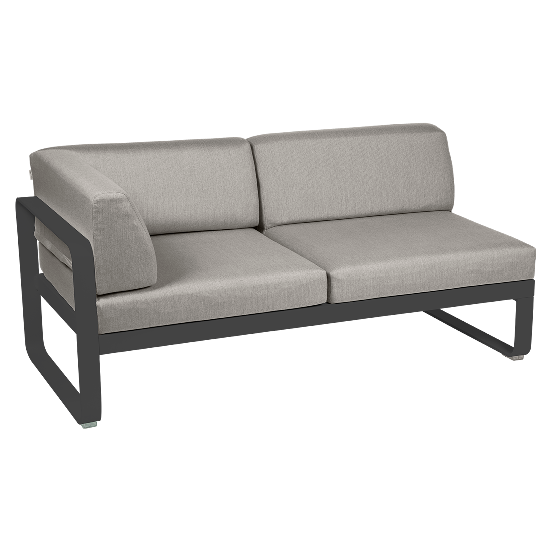 BELLEVIE 2-SEATER LEFT CORNER MODULE-TAUPE GREY CUSHION