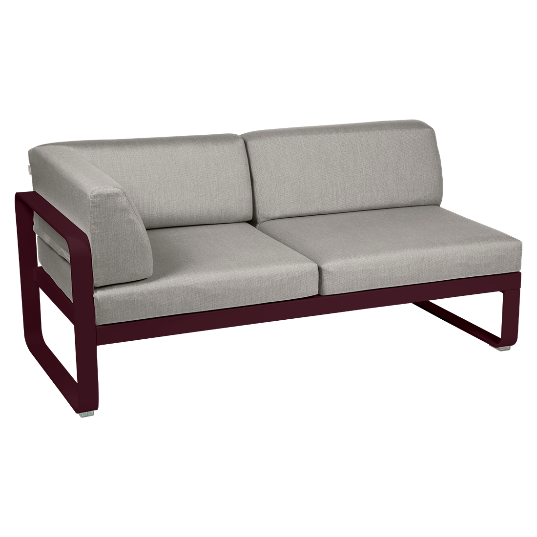 BELLEVIE 2-SEATER LEFT CORNER MODULE-TAUPE GREY CUSHION