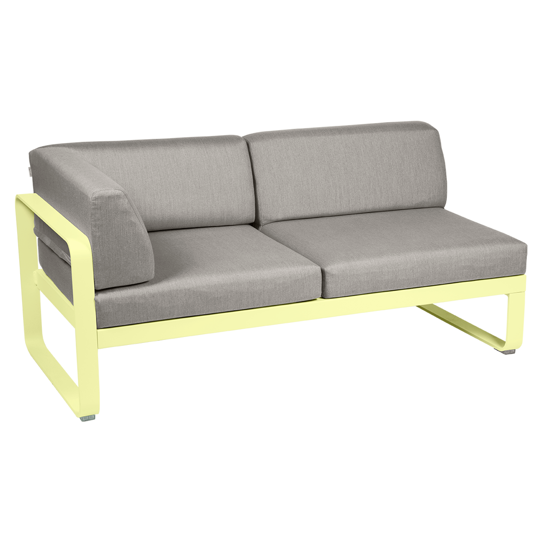 BELLEVIE 2-SEATER LEFT CORNER MODULE-TAUPE GREY CUSHION