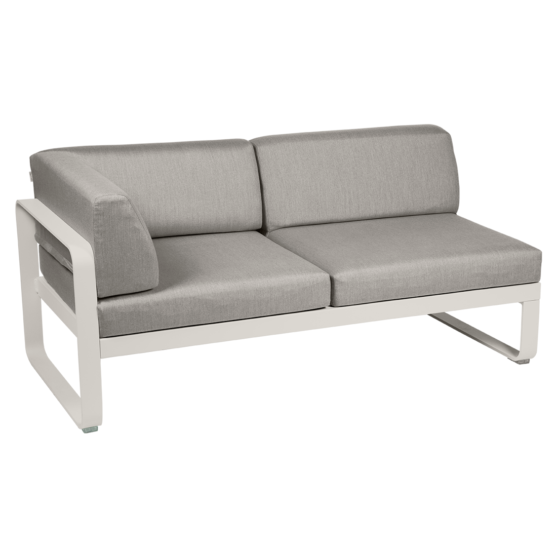 BELLEVIE 2-SEATER LEFT CORNER MODULE-TAUPE GREY CUSHION