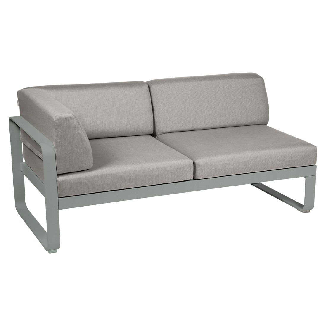 BELLEVIE 2-SEATER LEFT CORNER MODULE-TAUPE GREY CUSHION