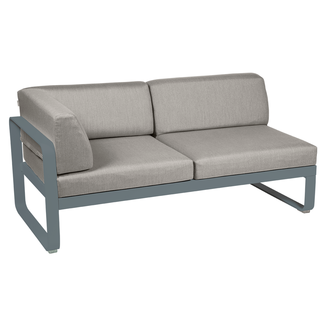 BELLEVIE 2-SEATER LEFT CORNER MODULE-TAUPE GREY CUSHION