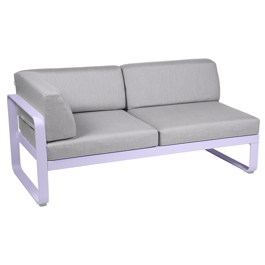 BELLEVIE 2-SEATER LEFT CORNER MODULE-FLANNEL GREY CUSHION