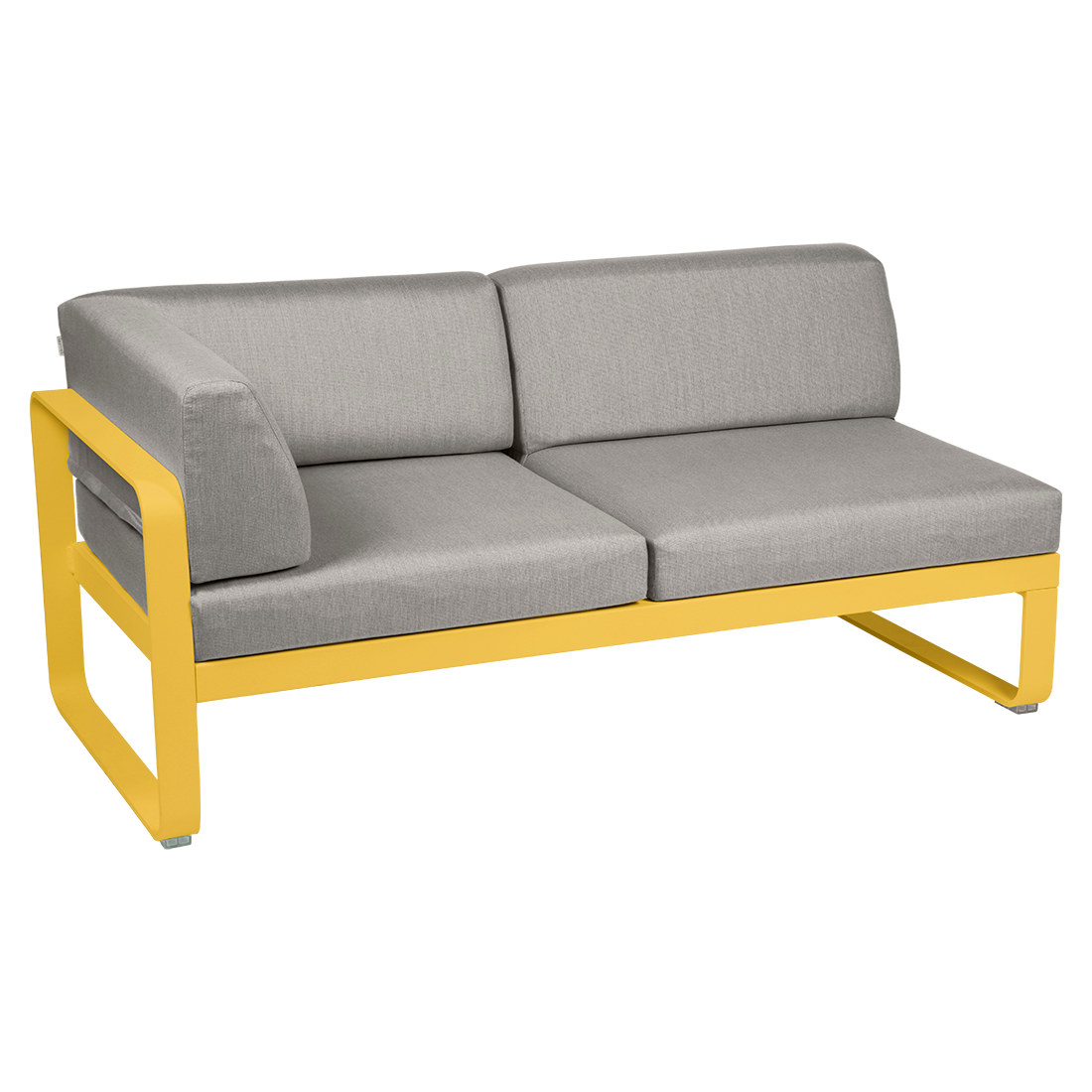 BELLEVIE 2-SEATER LEFT CORNER MODULE-TAUPE GREY CUSHION