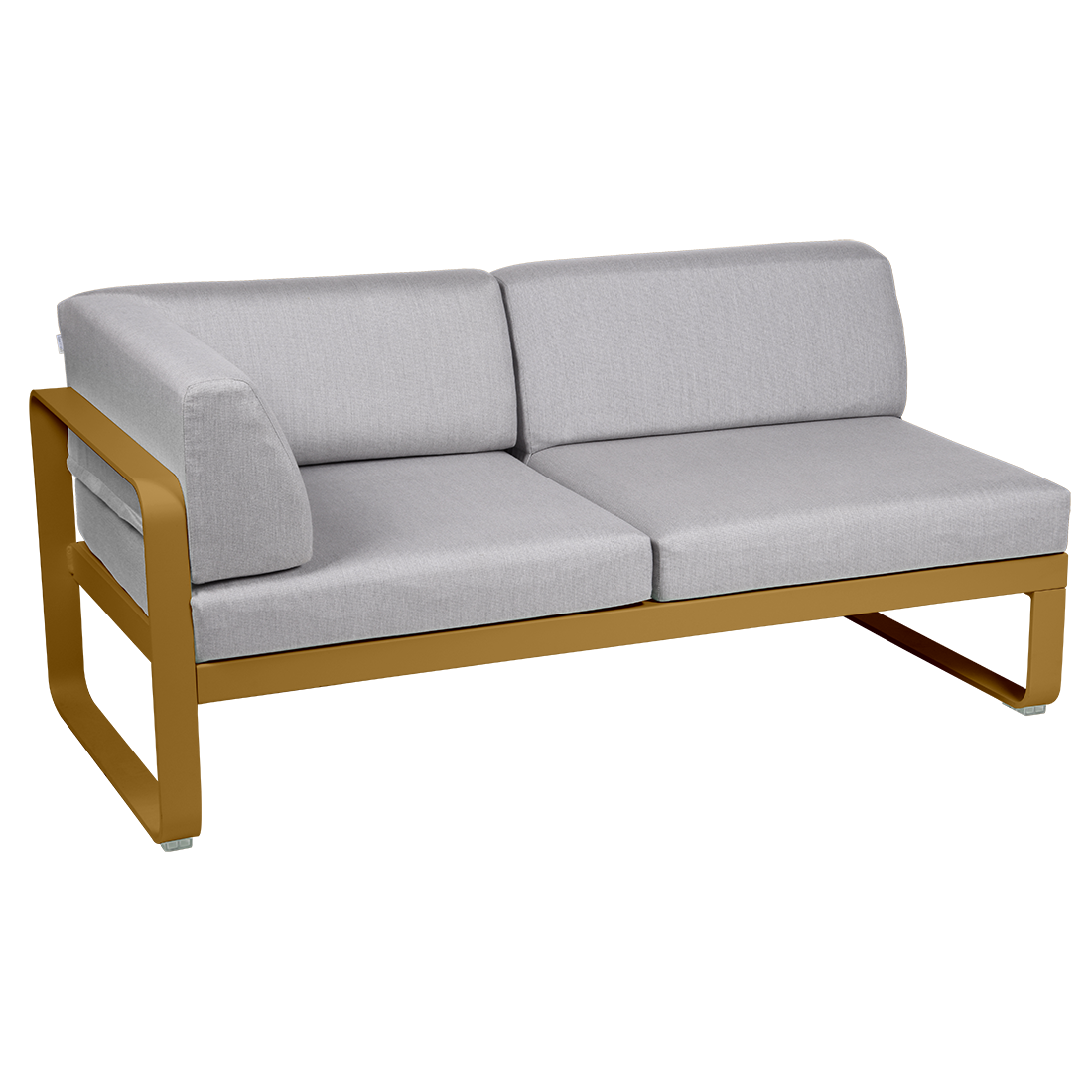 BELLEVIE 2-SEATER LEFT CORNER MODULE-FLANNEL GREY CUSHION