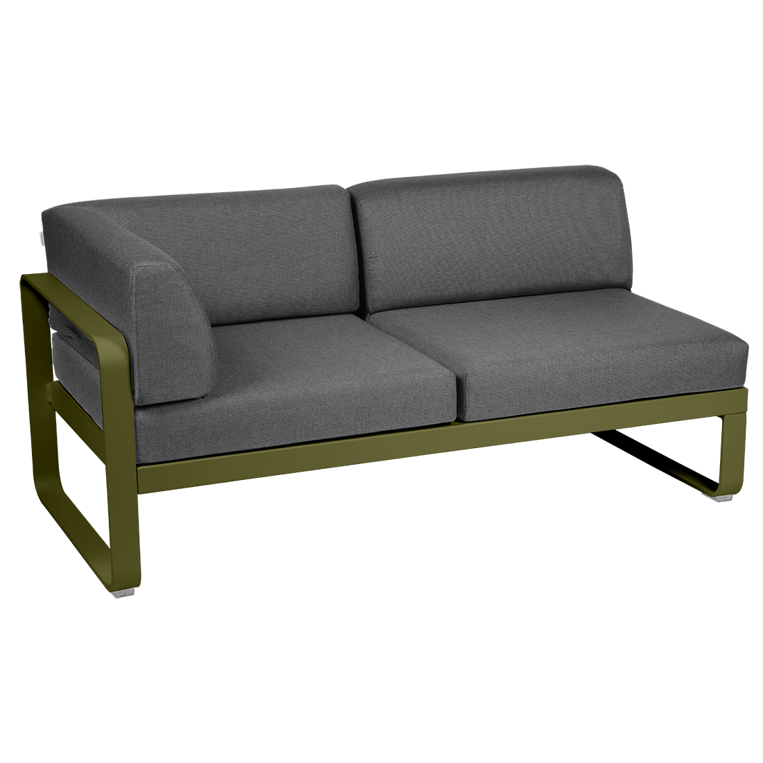 BELLEVIE 2-SEATER LEFT CORNER MODULE-GRAPHITE GREY CUSHION