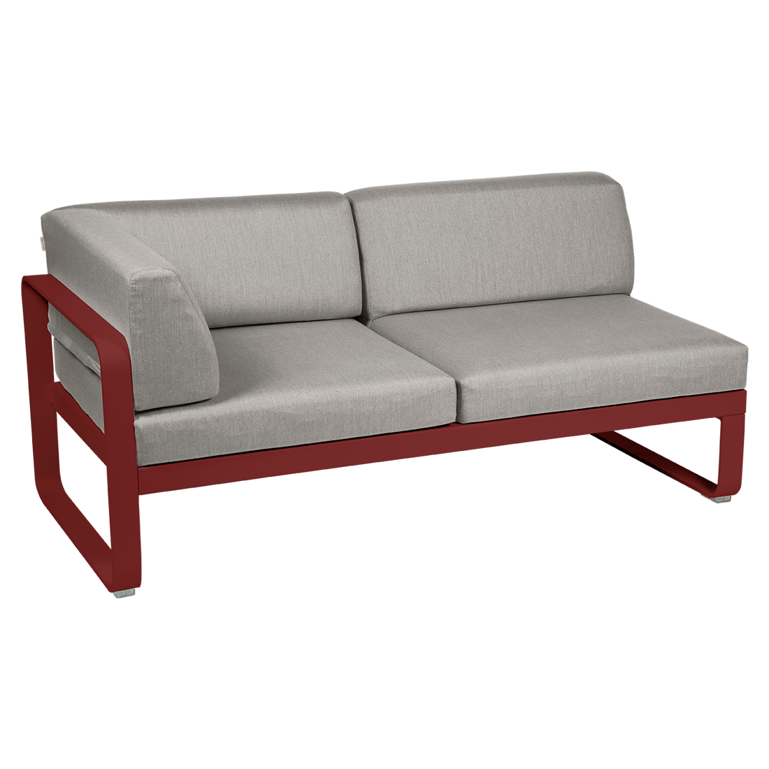 BELLEVIE 2-SEATER LEFT CORNER MODULE-TAUPE GREY CUSHION