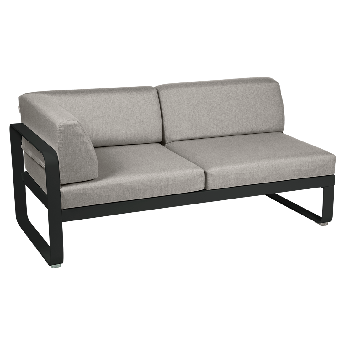 BELLEVIE 2-SEATER LEFT CORNER MODULE-TAUPE GREY CUSHION