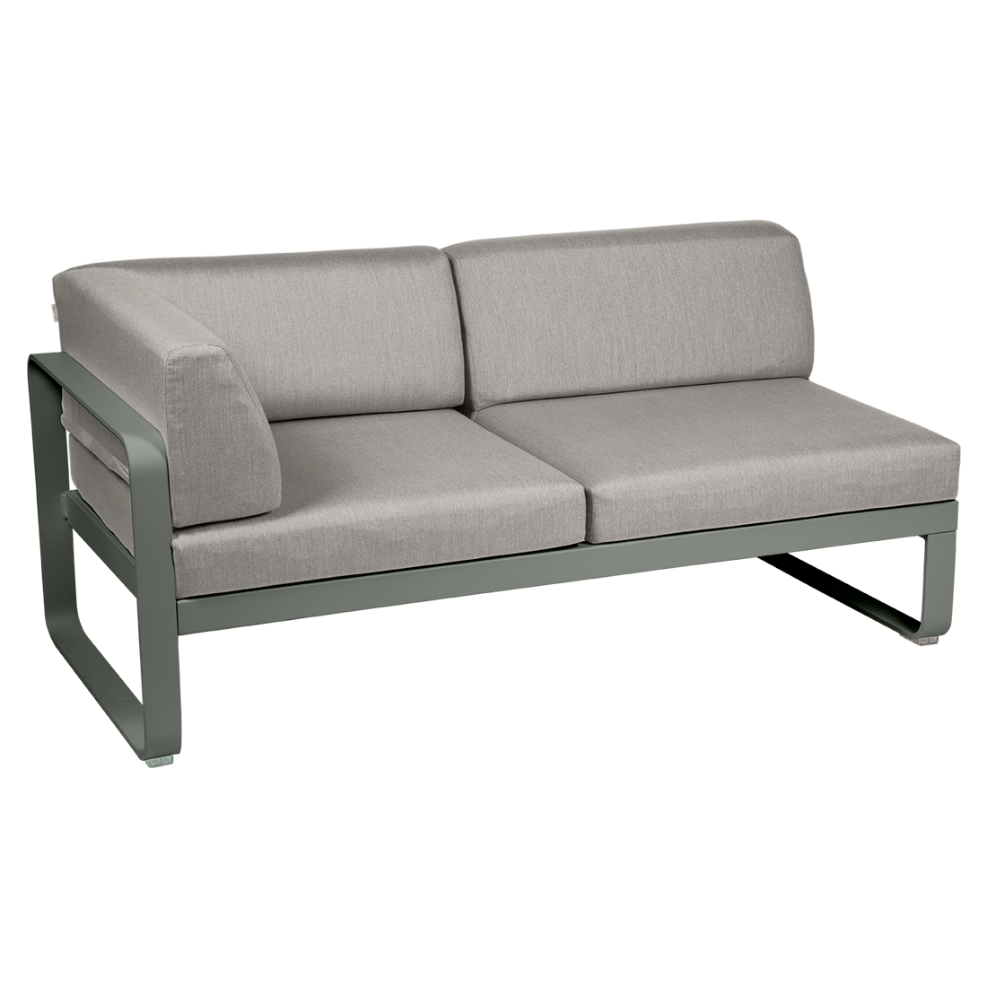 BELLEVIE 2-SEATER LEFT CORNER MODULE-TAUPE GREY CUSHION